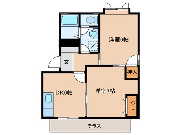 レークサイドヒルズの物件間取画像